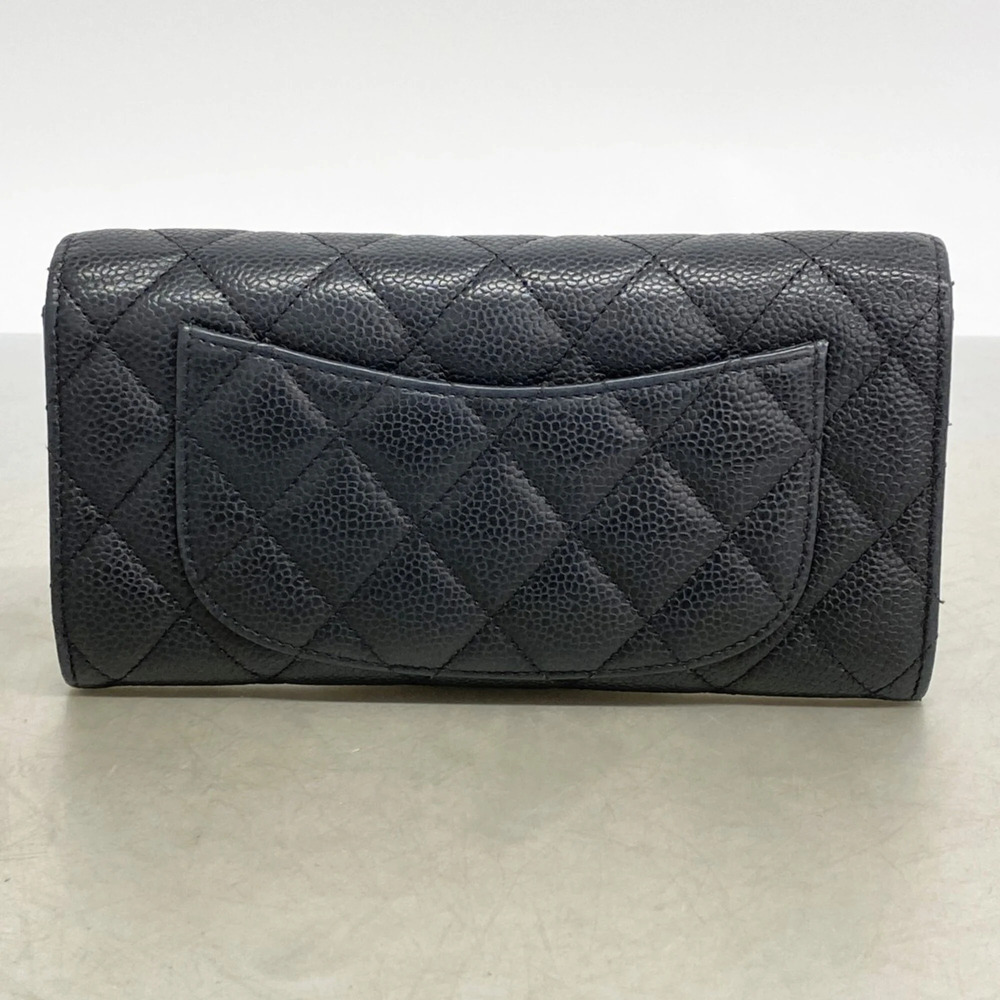 CHANEL Authentic Black Caviar Leather Wallet - Picture 8 of 8